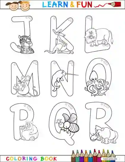 Alphabet Coloring Pages