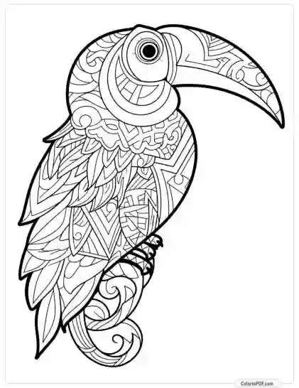 Animal Mandala Coloring Pages