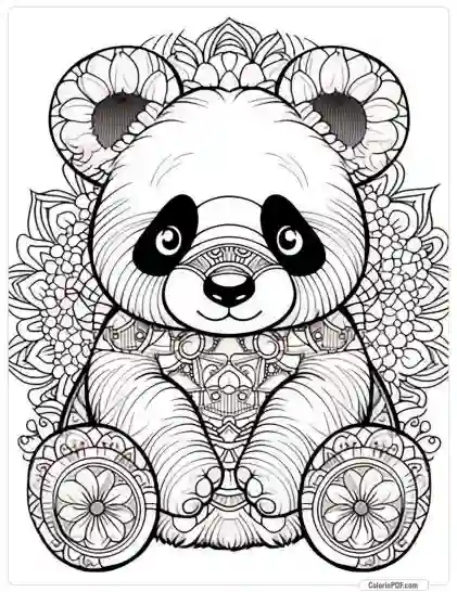 Animal Mandala Coloring Pages