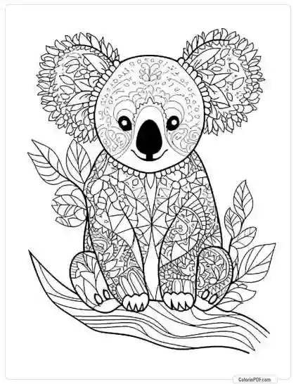 Animal Mandala Coloring Pages