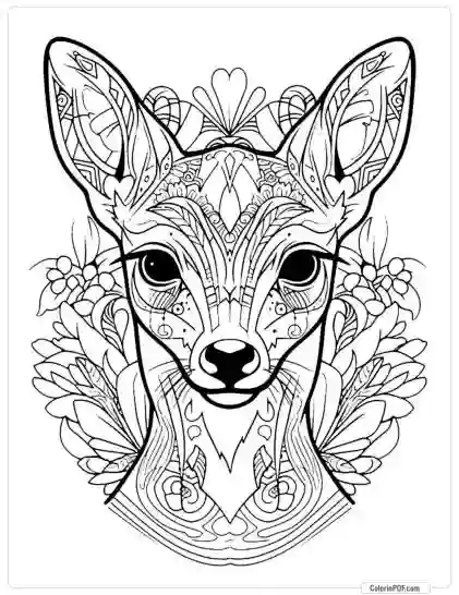 Animal Mandala Coloring Pages