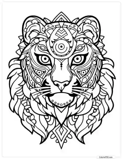 Animal Mandala Coloring Pages