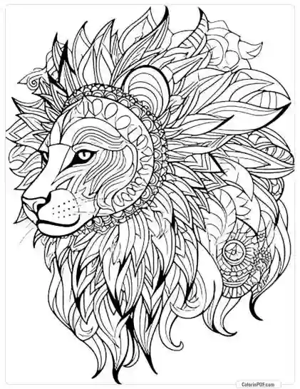 Animal Mandala Coloring Pages