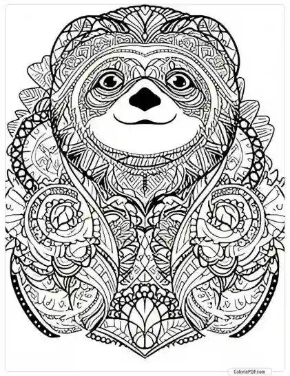 Animal Mandala Coloring Pages