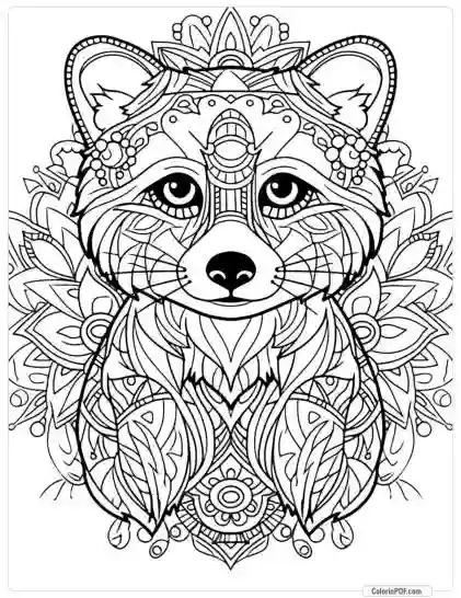 Animal Mandala Coloring Pages