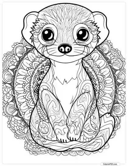 Animal Mandala Coloring Pages