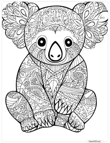 Animal Mandala Coloring Pages