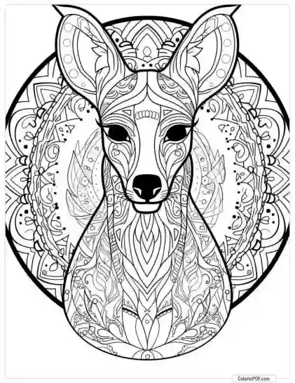 Animal Mandala Coloring Pages