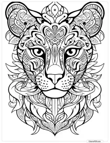 Animal Mandala Coloring Pages