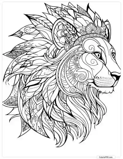 Animal Mandala Coloring Pages