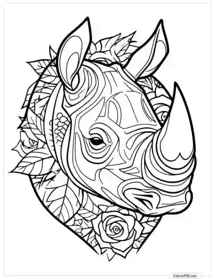 Animal Mandala Coloring Pages