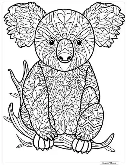 Animal Mandala Coloring Pages