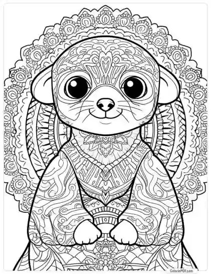 Animal Mandala Coloring Pages