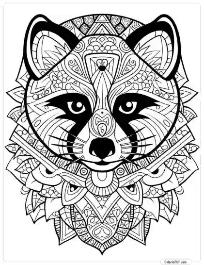 Animal Mandala Coloring Pages