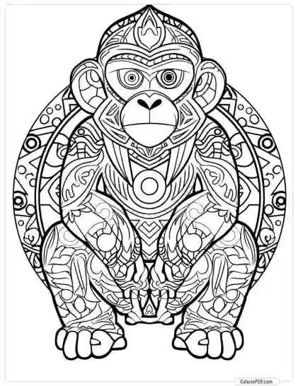 Animal Mandala Coloring Pages