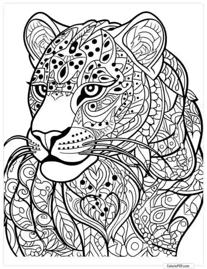 Animal Mandala Coloring Pages