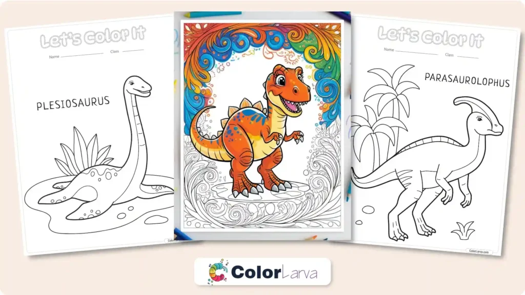 Dinosaur Coloring Pages