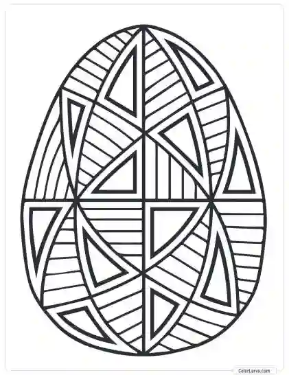 Easter Egg Coloring Pages