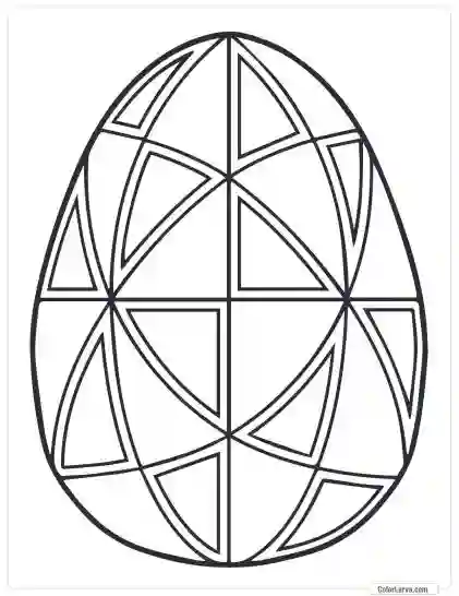 Easter Egg Coloring Pages