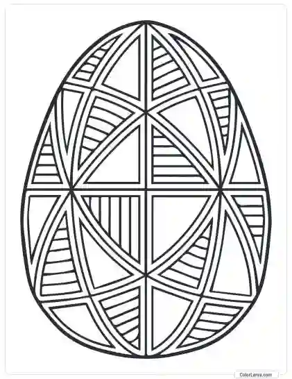 Easter Egg Coloring Pages