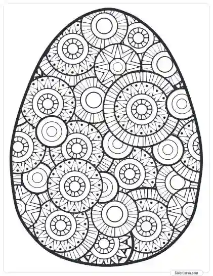 Easter Egg Coloring Pages