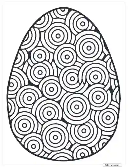 Easter Egg Coloring Pages