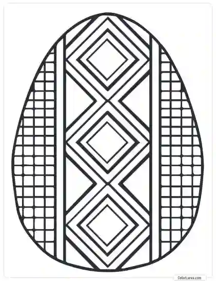 Easter Egg Coloring Pages