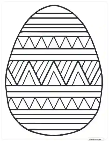 Easter Egg Coloring Pages