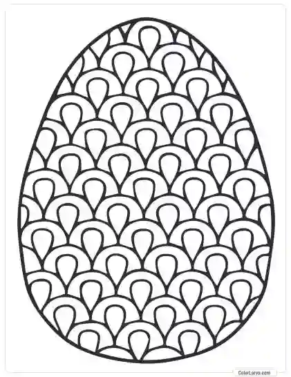 Easter Egg Coloring Pages