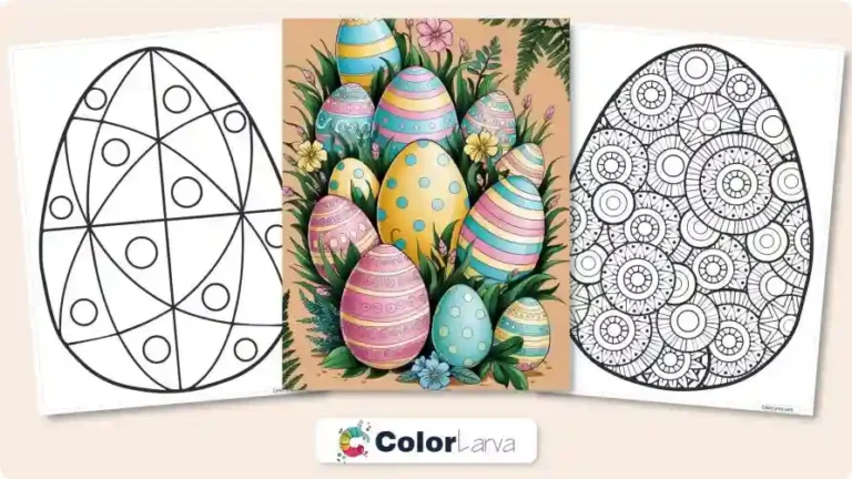 Easter Egg Coloring Pages