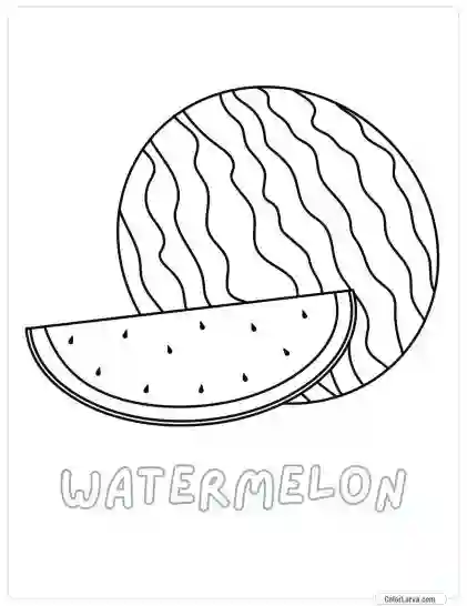 Fruit Coloring Pages