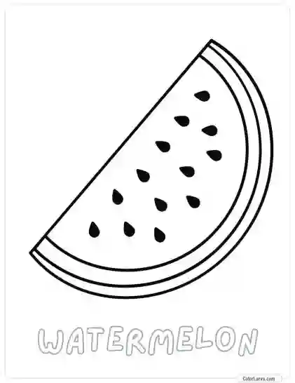 Fruit Coloring Pages