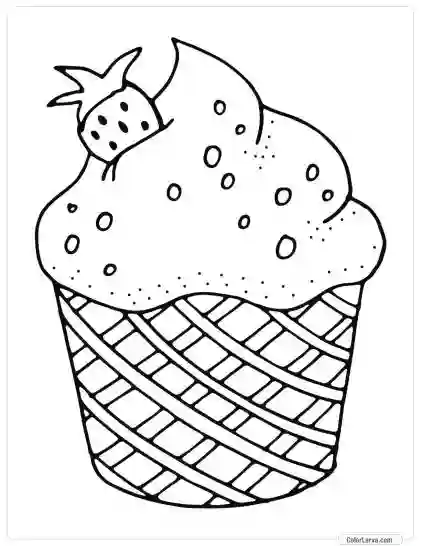 Ice Cream Coloring Pages