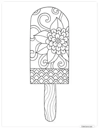 Ice Cream Coloring Pages