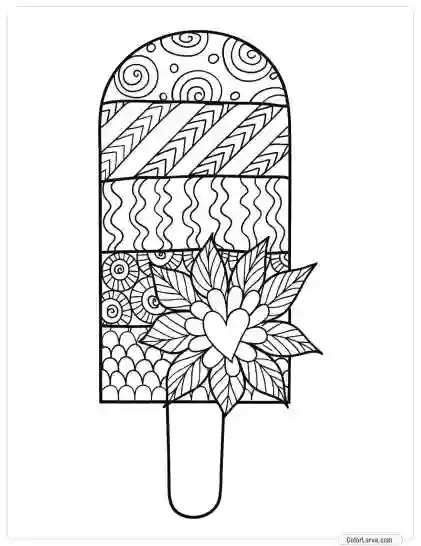 Ice Cream Coloring Pages