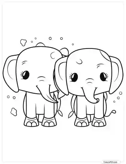 Kawaii Coloring Pages