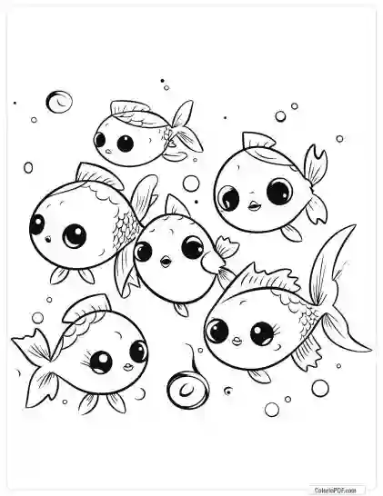 Kawaii Coloring Pages