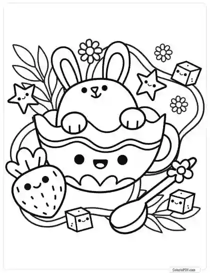 Kawaii Coloring Pages