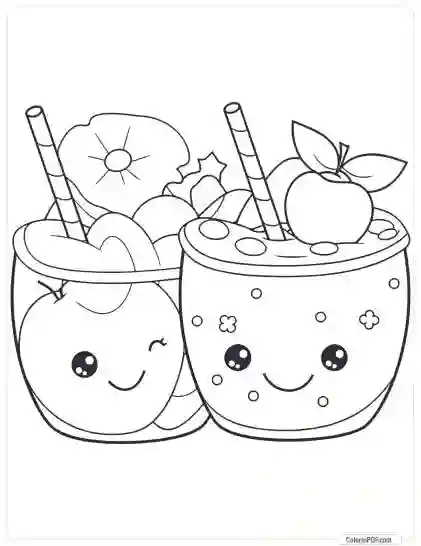 Kawaii Coloring Pages