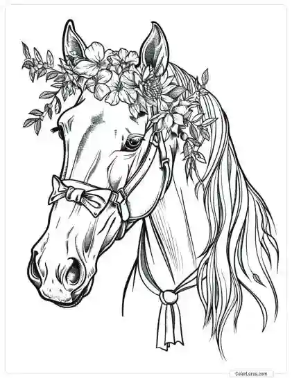 Magic Horse Coloring Pages