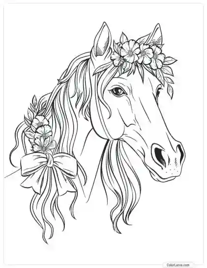 Magic Horse Coloring Pages