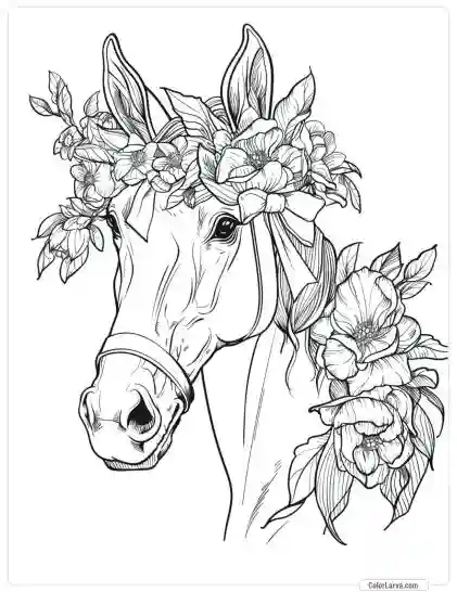 Magic Horse Coloring Pages