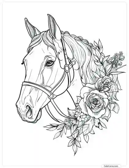 Magic Horse Coloring Pages