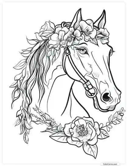 Magic Horse Coloring Pages