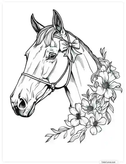 Magic Horse Coloring Pages