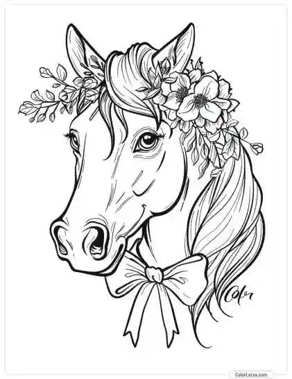 Magic Horse Coloring Pages