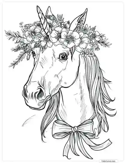 Magic Horse Coloring Pages