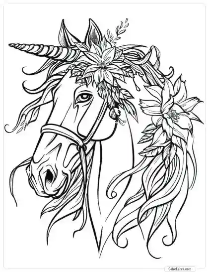 Magic Horse Coloring Pages