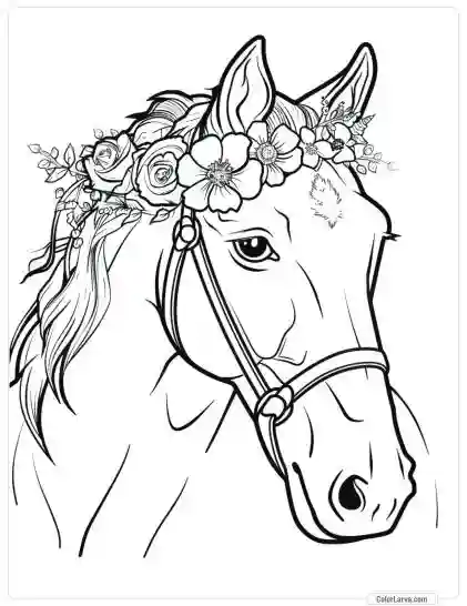 Magic Horse Coloring Pages