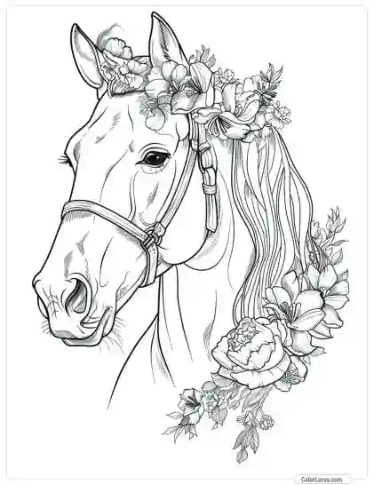 Magic Horse Coloring Pages